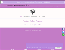 Tablet Screenshot of mujermandala.com